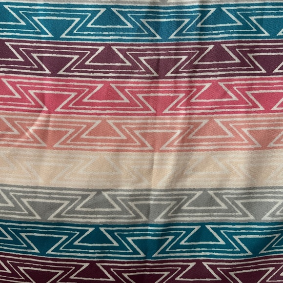 I Heart Ronson Modern Aztec Stripe Sleeveless Midi Dress Charlotte Ronson M - Picture 5 of 8